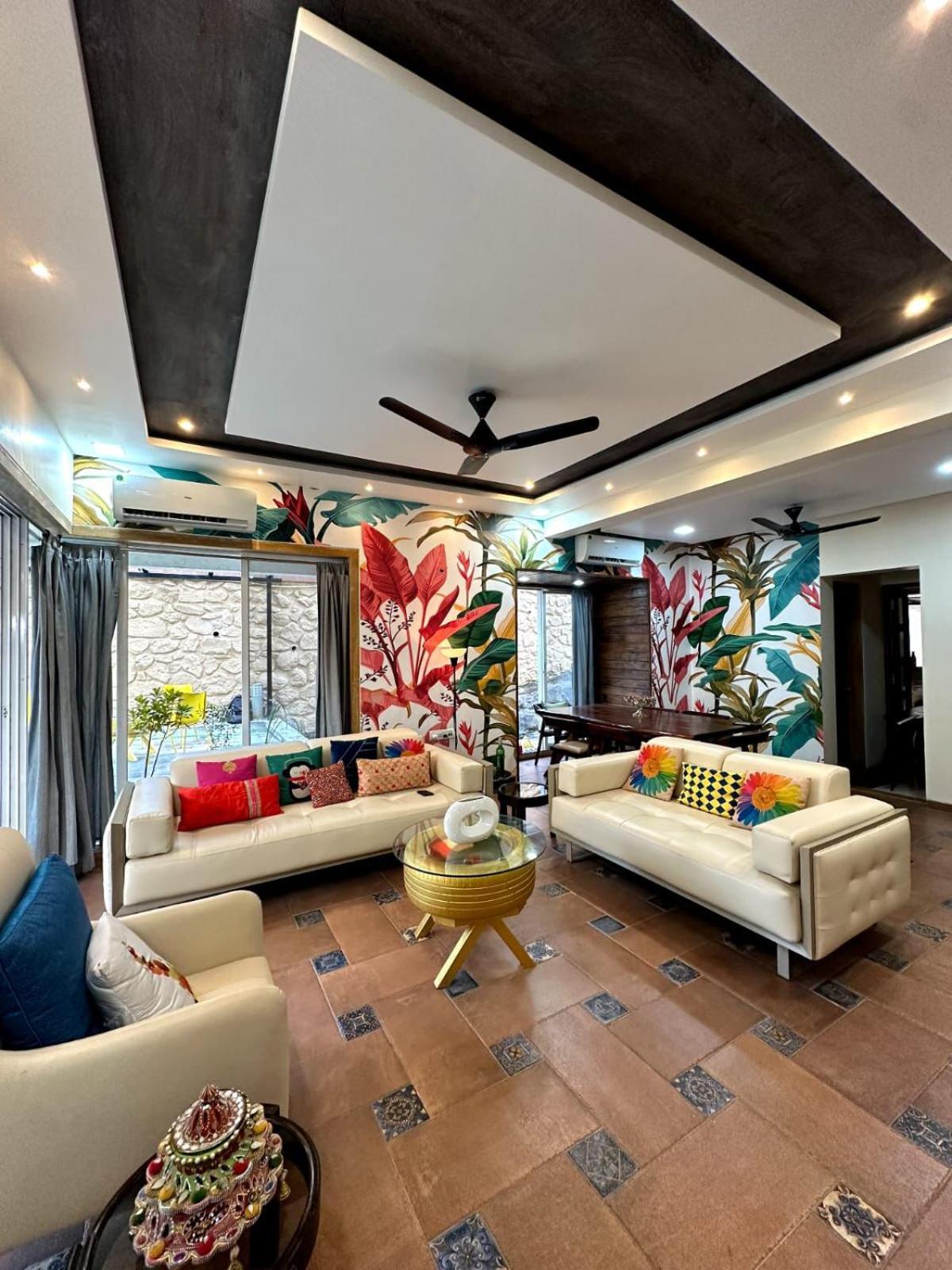 Tropical Villa II 4 Bhk II Lonavala II 1 Mountain View II 2 Private Pool II 3 Big Terrace מראה חיצוני תמונה