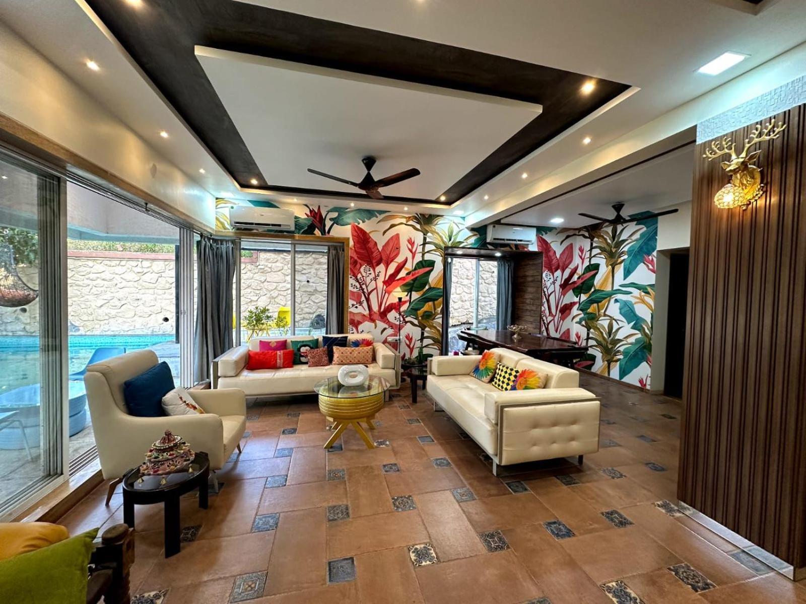 Tropical Villa II 4 Bhk II Lonavala II 1 Mountain View II 2 Private Pool II 3 Big Terrace מראה חיצוני תמונה