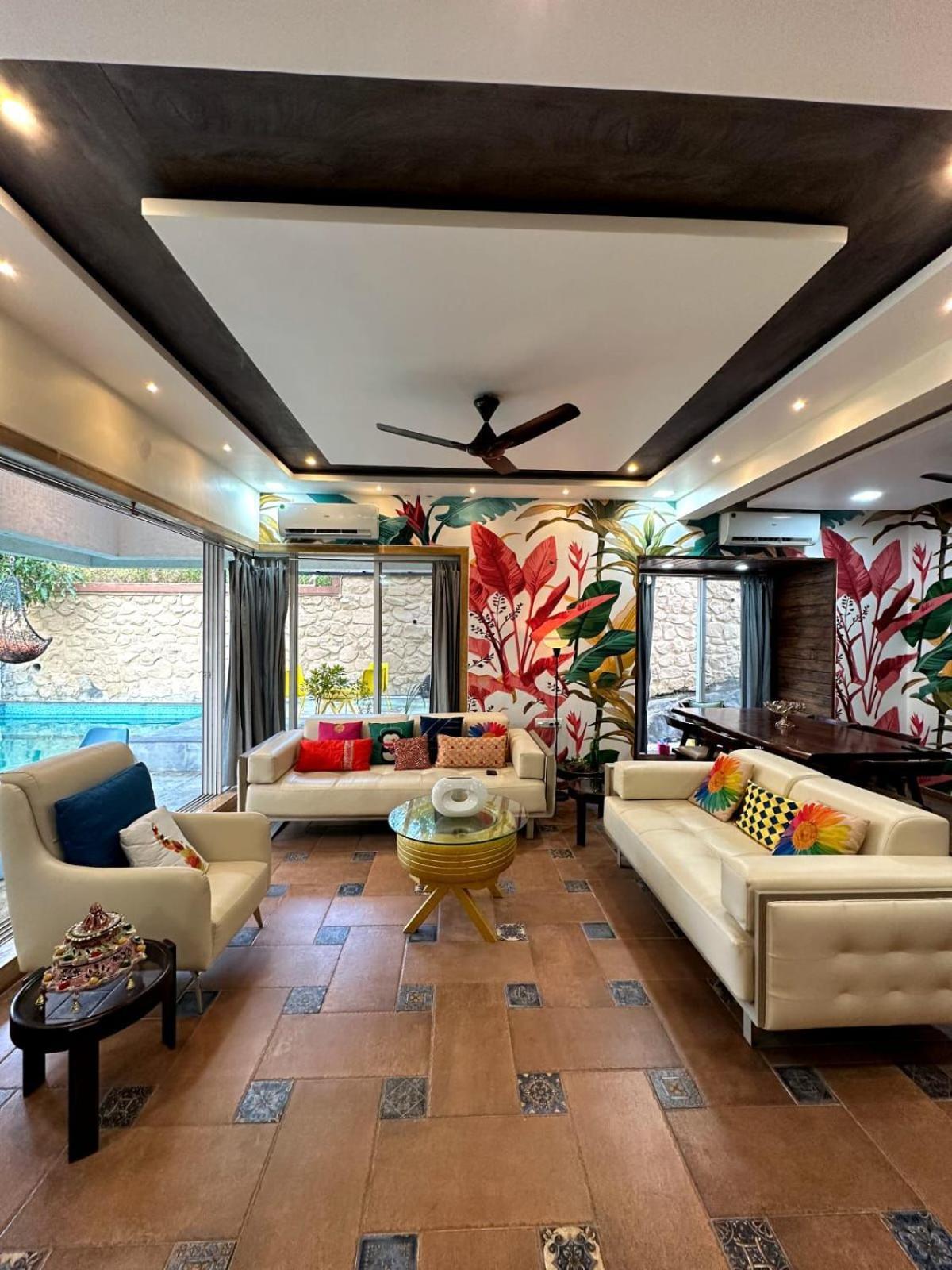 Tropical Villa II 4 Bhk II Lonavala II 1 Mountain View II 2 Private Pool II 3 Big Terrace מראה חיצוני תמונה
